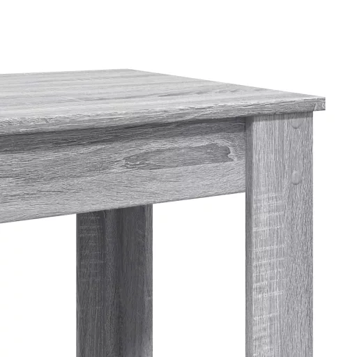 Szürke sonoma színű szerelt fa bárasztal 102 x 50 x 103,5 cm