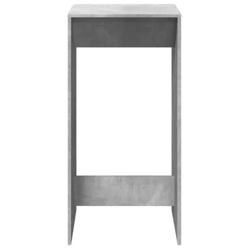 Betonszürke szerelt fa bárasztal 51 x 50 x 103,5 cm
