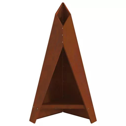 Tűzrakó Barna 58 x 40 x 100 cm Időjárásálló acél