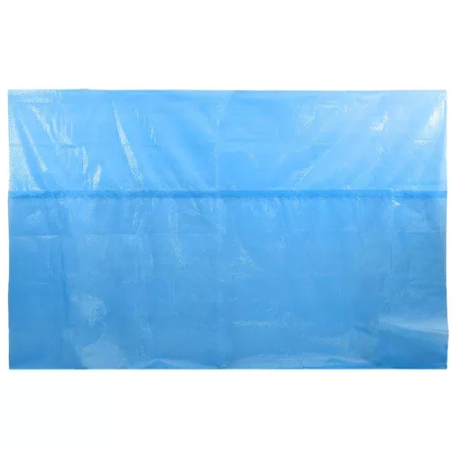 Négyszögletes medence takaró fólia 732 x 366 cm-es PE kék