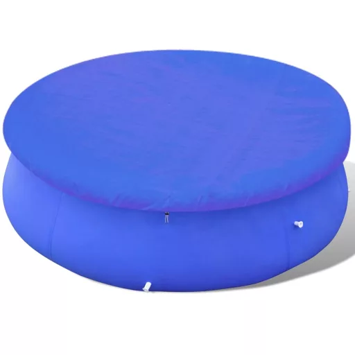 540 cm, 90 g/m² kör alakú PE medencetakaró