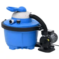   Kék-fekete homokszűrős szivattyú 385 x 620 x 432 mm 200 W 25 L