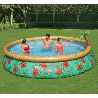   Bestway Fast Set Paradise Palms felfújható medenceszett 457 x 84 cm