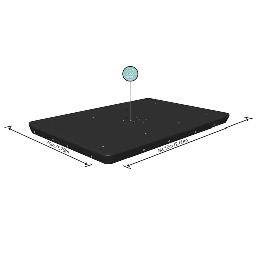 Bestway Flowclear medencetakaró 269 x 179 cm
