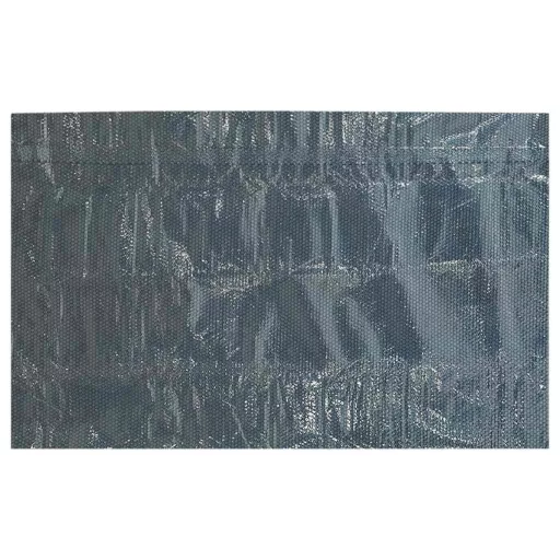 Fekete és kék napelemes lebegő PE medencefólia 549 x 274 cm
