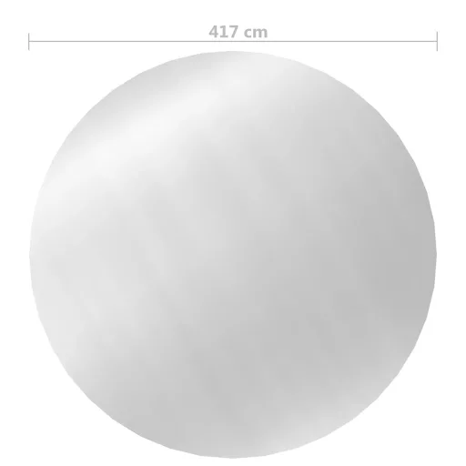 Ezüst polietilén medencetakaró 417 cm