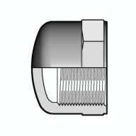 PVC VÉGELZÁRÓ IDOM, kupak - PN 16