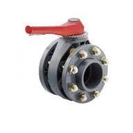 PVC-U kézikaros pillangószelep