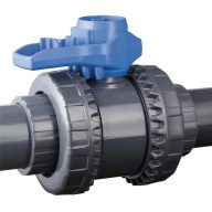 PVC golyóscsap, 2 utas, Easyfit, PN=16 Bar