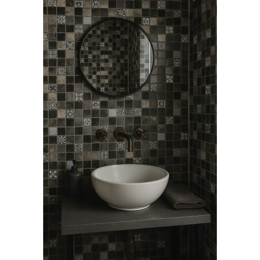 Cifre Druid antracita  25x40