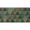Domino Margot Green Geo dekorcsempe 30x60
