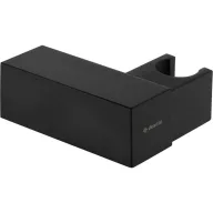 Square NERO  fali zuhanytartó szögletes