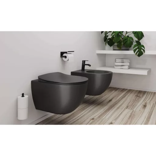 Peonia PN-SLIM wc-ülőke anthracite