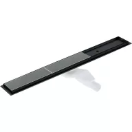 Megfordítható padlóösszefolyó 90 cm nero