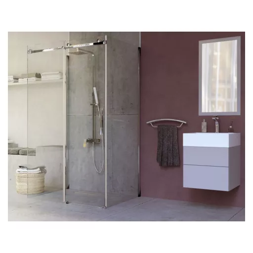 Hiacynt tolóajtós zuhanykabin 100x200 cm 