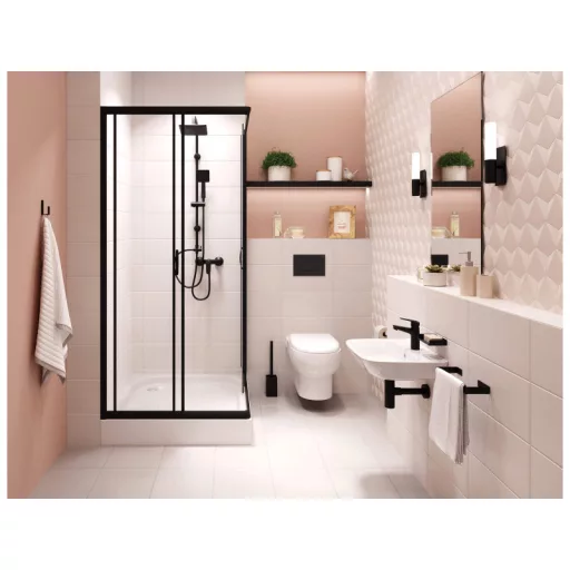 Corner szögletes zuhanytálca 80x80