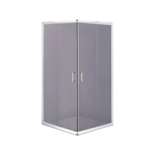 Funkia szögletes zuhanykabin 90 grafit üveg