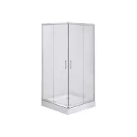 Funkia szögletes zuhanykabin 90 homokfúvott üveg