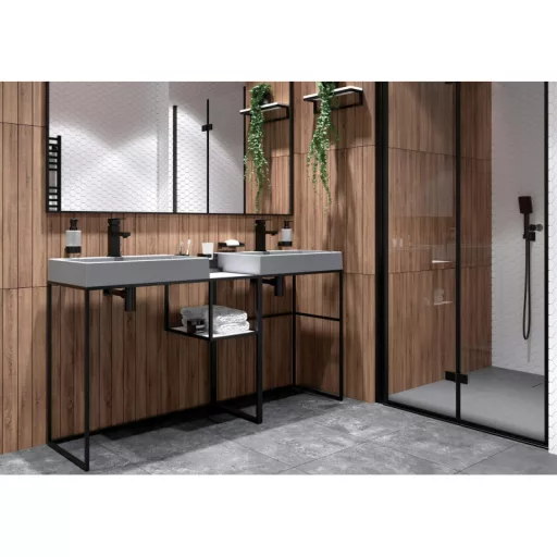 Anemon NERO falsík alatti zuhanyszett