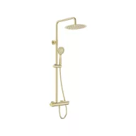 Arnika zuhanyszett csapteleppel szálcsiszolt arany