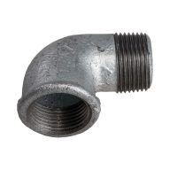 Horganyzott könyök 90° 1” KB