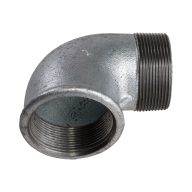 Horganyzott könyök 90° 6/4” KB