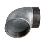 Horganyzott könyök 90° 3” KB