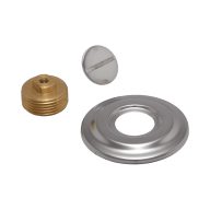   ALBERTONI réz záródugó, krómozott csavaros takarófejjel, 3/4”