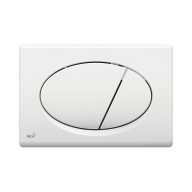   ALCADRAIN M70 nyomólap, beépíthető tartályhoz, 2 vízmennyiségű, fehér