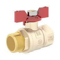   ARCO Sena golyóscsap, nikkelmentes, T-foganytú, max. 120°C, PN30, fix 1/2”KB