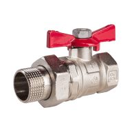   ARCO Sena golyóscsap, nikkelmentes, hollanderrel, T-foganytú, max. 120°C, PN30, 1”KB