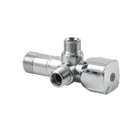   ARCO VITAQ Vitaq Twin sarokcsap, két csatlakozással, 1/2”-3/8”-3/8”