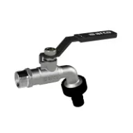  ARCO Jardin kerti csap, gyorscsatlakozóval, fekete karral, 1/2"-3/4"KK