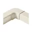 ARTIPLASTIC 09 lapos függőleges könyök, 90°, klímacsatornához, fehér, 90x65mm