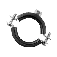 CONCEPT kétcsavaros gumis csőbilincs, M8/M10, 133-141mm