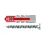 FISCHER DuoPower S műanyag dübel csavarral, 10x50mm