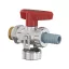 FLAMCO KFE kazántöltő-ürítő, fűtésre, egyenes, tömlős véggel, PN16, 1/2”K