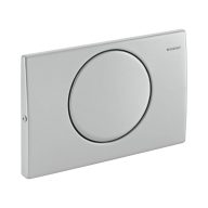   GEBERIT Delta10 WC-nyomólap, Basic WC-tartályhoz, vandálbiztos, szálcsiszolt
