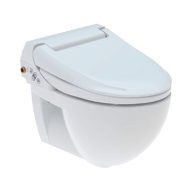   GEBERIT AquaClean 4000 WC-ülőke, fali WC-kerámiával, alpinfehér