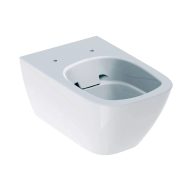   GEBERIT Smyle Square WC, mélyöblítésű, fali, perem nélküli, 4.5/6l, 54cm