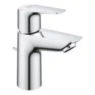   GROHE BauEdge S mosdó csaptelep, egykaros, Eco Joy funk, leeresztőgarnitúrával, króm