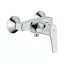 GROHE BauFlow zuhanycsaptelep, egykaros, króm
