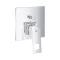 GROHE Eurocube kádcsaptelep, egykaros, zuhanyváltóval, SmartBox-hoz, króm