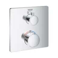   GROHE Grotherm termosztatikus zuhany csaptelep, szögletes, SmartBox-hoz, króm