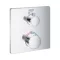 GROHE Grotherm termosztatikus zuhany csaptelep, szögletes, SmartBox-hoz, króm