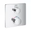 GROHE Grotherm termosztatikus zuhany csaptelep, szögletes, SmartBox-hoz, króm