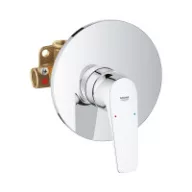 GROHE BauFlow zuhany csaptelep, egykaros, komplett, króm