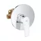 GROHE BauFlow zuhany csaptelep, egykaros, komplett, króm