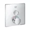 GROHE Grotherm SmartControl látható rész, hőfok szab., szögletes, króm, SmartBoxhoz