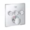 GROHE Grotherm SmartControl látható rész, hőfok szab., szögletes, króm, SmartBoxhoz